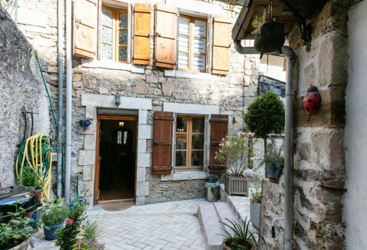 Maison Avec Patio Dans Le Centre Historique Villa Terrasson Exterior foto